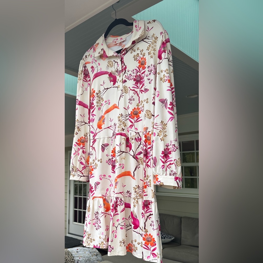 Floral Long Sleeve Dress